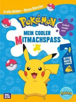 Obrázek produktu pro Pokémon: Große Helden - Kleine Künstler: Mein cooler Mitmachspaß: Einfach kreativ sein! (Pokémon Activity-Buch)