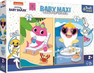 Image de Trefl Puzzle Bébé Maxi - Happy Shark Day 43005
