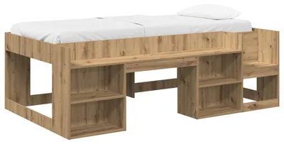 Immagine prodotto di Telaio del letto con storage Rovere Artigianale 90 x 190 cm