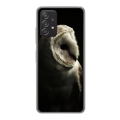 Produktbild von MuchoWow® Handyhülle Schutzhülle Hülle für Samsung galaxy a73 Eule - Vogel - Porträt Silikon Softcase Handy Hülle - Handyhülle