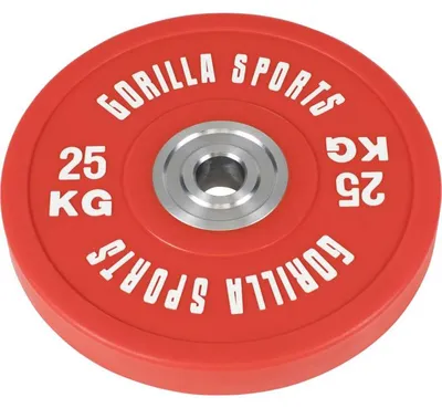 Obrázok produktu pre Gorilla Sports Záťažový kotúč, pogumovaný, 25 KG