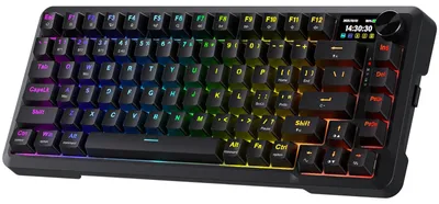 Obrázok produktu pre Herná klávesnica, bezdrôtová - 81 kláves, mechanická - RGB podsvietenie