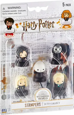 Produktbild von PMI Harry Potter Stempel 5er-Pack Wizarding World 4 cm PMI-HP50400