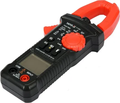 Produktbild von Yato YT-73092, LCD, CAT II 600V, 190 g, Schwarz, Rot