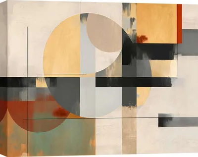 Obrázek produktu pro Obrazy na plátně, abstraktní moderní - Peter Winkel - Art Deco I - 70 x 50 cm