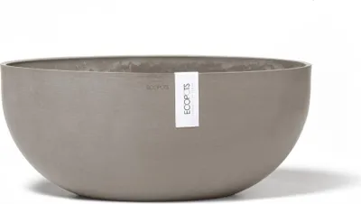 Obrázek produktu pro Květináč Ecopots Sofia plastový Ø 39,3 cm 40,8 x 23,7 x 17,5 cm hnědy