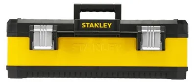 Zdjęcie produktu dla Stanley 1-95-614, Przybornik, Metal, Plastik, Czarny, Żółty, 22,5 l, 28 kg, Zawias