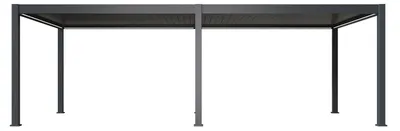Immagine prodotto di Weide E-Deluxe Plus | pergola elettrica con LED | completamente in alluminio | 4 x 8 M | tetto a lamelle motorizzato antracite