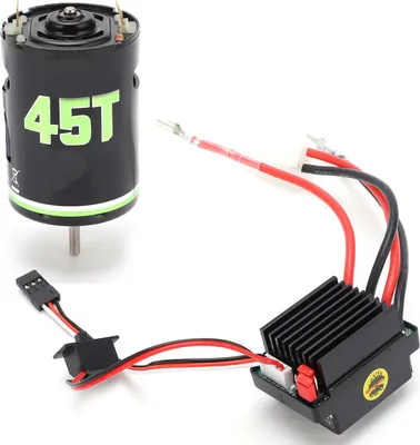 Zdjęcie produktu dla High Torque 540 Brushed Motor 320A ESC Combo Set für Axial SCX10 / TRX4 D90 Redcat GEN8 RC Crawler45T
