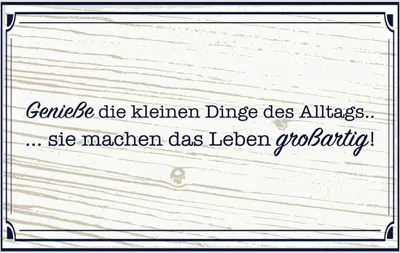 Produktbild von vianmo Holzschild 20x30 cm Genieße die kleinen Dinge Alltags