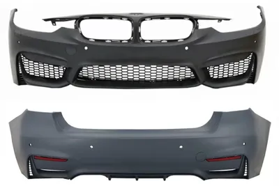 Imagen del producto de Kit de carrocería para BMW Serie 3 F30 (modelos 2011-2015) y F30 (modelos a partir de 2016 con restyling), con parachoques y rejillas laterales con diseño deportivo M3.