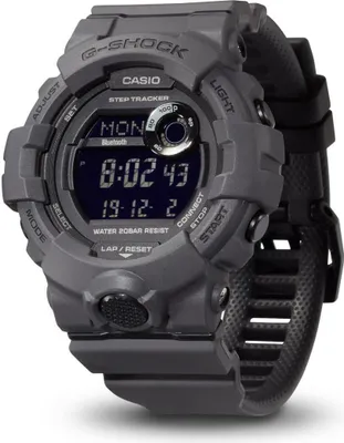 Produktbild von Casio G-Shock GBD-800UC-8ER Armbanduhr Herren Digitaluhr Bluetooth Smartphone Stoßfest Sportlich Resin Grau 54,1x48,6x15,5mm Super-Illuminator