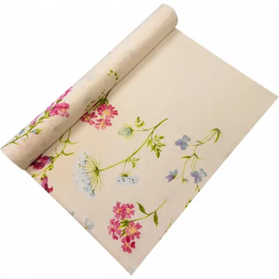 Zdjęcie produktu dla Płótno bawełniane DELUX BOTANICA kremowy, szerokość 220cm