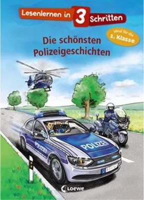 Produktbild von Lesenlernen in 3 Schritten - Die schönsten Polizeigeschichten