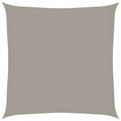 Produktbild von Sonnensegel 160 g/m² Quadratisch Hellgrau 3,6x3,6 m HDPE