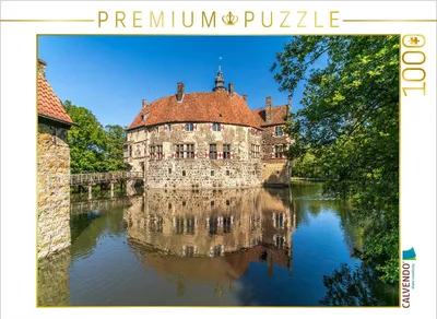 Produktbild von CALVENDO Puzzle Burg Vischering | 1000 Teile Lege-Größe 64x48cm Foto-Puzzle für glückliche Stunden