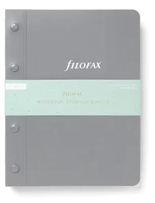 Zdjęcie produktu dla Notatnik Filofax A5 z organizerem, kolor szary
