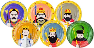 Obrázok produktu pre papierové taniere ROYAL PARTY 18 cm 6 ks.