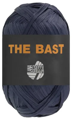 Produktbild von Lana Grossa THE BAST Papierbast aus natürlicher Holzzellulose - ideal für Dekoartikel & Taschen Farbe 020 - Dunkelblau