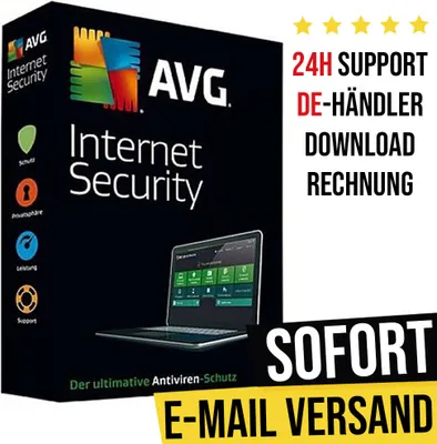 Produktbild von AVG Internet Security 2026 | 10 Geräte | 2 Jahre | Sofortdownload