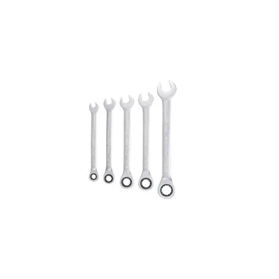 Produktbild von PARKSIDE® Ratschen-Ringschlüsselsatz, 5-teilig, mit 72 Zähnen 5° Arbeitswinkel