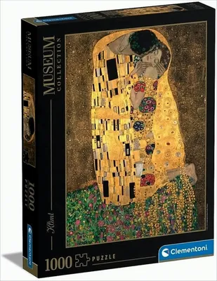 Produktbild von Clementoni Puzzle 1000pc Klimt Kiss Il Bacio 31442 p6, Preis für 1pc.
