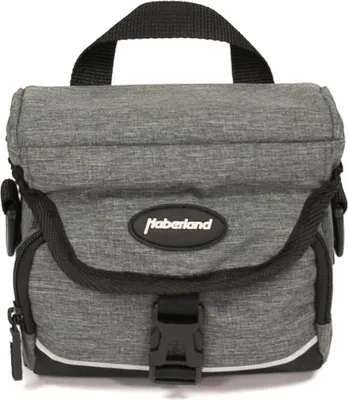 Produktbild von Haberland Lenkertasche Mini grau ohne Klickfix Lenkeradapter