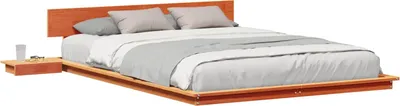Produktbild von vidaXL Bettgestell Braun 160 x 200 cm Holz