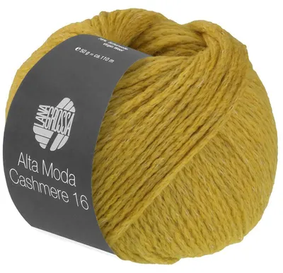 Produktbild von Lana Grossa ALTA MODA Cashmere 16 50 g supersoftes Kettengarn aus extrafeiner Wolle mit Kaschmir 110 m Farbe 082 - Curry