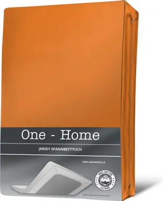 Produktbild von Jersey Spannbettlaken Spannbetttuch Baumwolle 90x200 140x200 180x200 & Topper..., Größe:70 x 140 cm Kinderlaken, Farbe:Terracotta / Orange