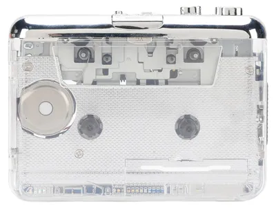 Immagine prodotto di Lettore a cassette portatile con funzione di riavvolgimento automatico e alimentazione doppia