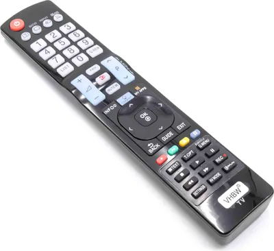 Produktbild von vhbw Fernbedienung kompatibel mit LG 55LA7400, 55LA6620, 55LA6230, 55LA6600, 55LA6200, 60LA620, 55LA6910, 55LA8600 Fernseher, TV - Ersatzfernbedienung