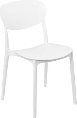 Produktbild von Weißer plastik-stapelstuhl "plasta" - 5 five simply smart