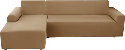Produktbild von (Khaki) 2 pcs 3 Sitzer Sofahussen Sofabezug Stretch elastische Sofahusse Sofa Abdeckung