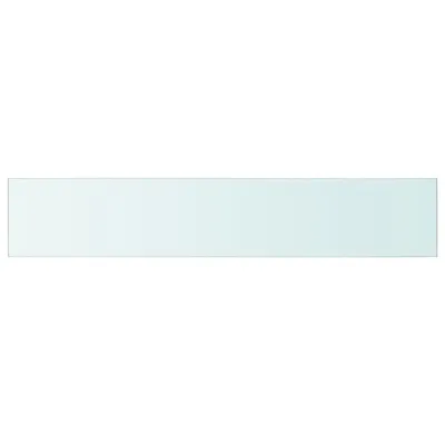 Zdjęcie produktu dla vidaXL Półka szklana przezroczysta 110 cm x 20 cm