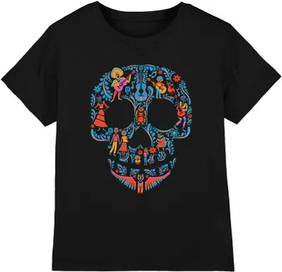 Produktbild von Coco - "Day Of The Dead" T-Shirt für Kinder TV4133 (104) (Schwarz)