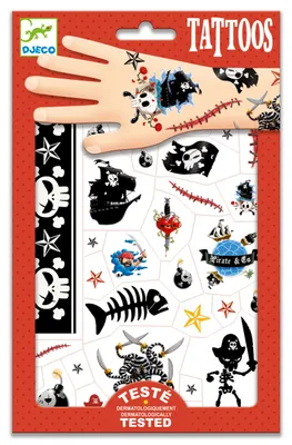 Zdjęcie produktu dla DJECO Tattoo Pirates