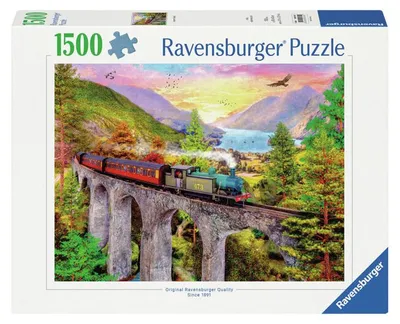 Image de Ravensburger Legpuzzel Voyage en train en automne, 1000pcs.