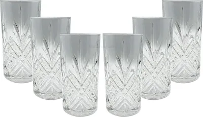 Produktbild von Hendricks Gin 6er Set Longdrinkgläser / 6x Longdrinkglas / Glas mit branding