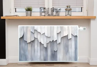 Image de Couverture magnétique pour le radiateur. Tapis décoratif - habillage pour le radiateur