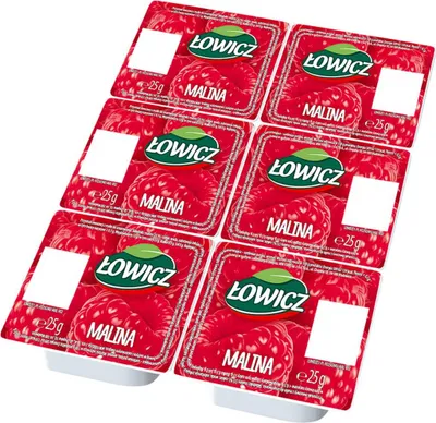 Produktbild von Łowicz Owocowy Produkt Himbeere 6 X 25 G