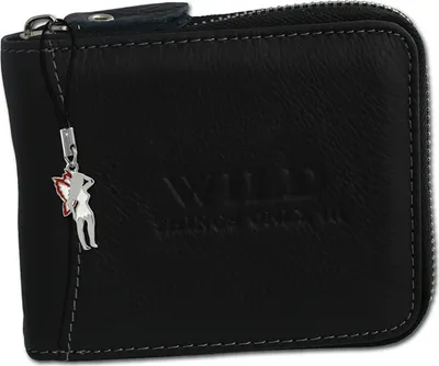 Produktbild von Wild Things Only schwarz Leder Portemonnaie D2OPJ112S