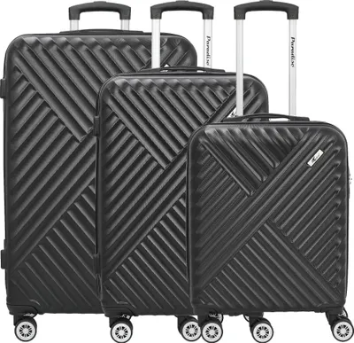 Produktbild von Paradise by CHECK.IN Kingston - 4-Rollen-Trolley Set 3tlg. (schwarz)
