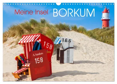 Produktbild von Meine Insel Borkum (Wandkalender 2027 DIN A3 quer), CALVENDO Monatskalender