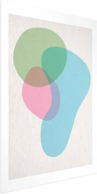Produktbild von Posterpapier Poster - Colorful Spots 29.7x42 cm Abstrakt a-A-0385-ao-a