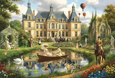 Produktbild von Trefl, Palast am Wasser, 1500 Teile Puzzle