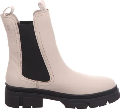 Produktbild von Tamaris Damen Stiefelette Chelsea Boot Leder Glattleder Stretch 1-25901-29, Größe:37 EU, Farbe:Grau