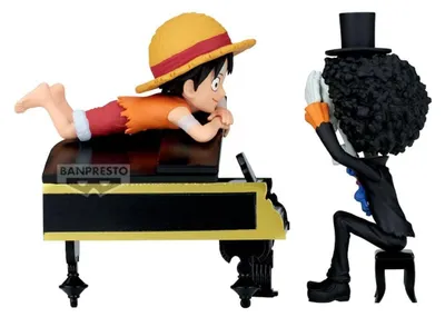 Obrázek produktu pro Bandai One Piece Figurka – Monkey D. Luffy & Brook – Nadčasový moment z Grand Line