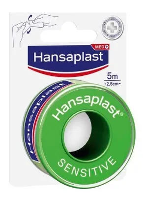 Produktbild von Hansaplast Pflasterrolle, 5m - Hochwertiges Pflaster für vielseitige Anwendungen. Langlebig und flexibel. Ideal für Haushalt und Reisen. Schützt effektiv kleine Wunden und Schnitte.