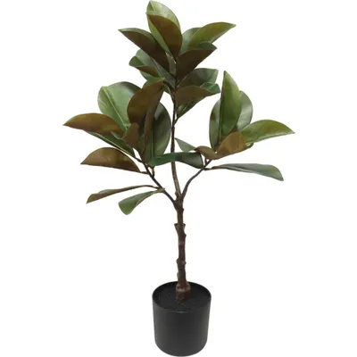 Productafbeelding van Kunstplant Magnolia, 35x98 cm, groen
